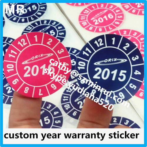 2015/2016 warranty void stickers