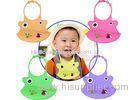 Cartoon Printing Colorful silicone bibs with crumb catcher Waterproof Soft