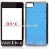 Deluxe Blue Diamond Bling Chrome Blackberry Cell Phone Cases Sparkle Cover