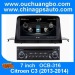 Ouchuangbo Citroen C3 2013-2014 S100 autoradio DVD stereo navi multimedia