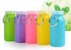 Food Grade Silicone Kitchen Tools Folding Silicone Water Bottle Of Capacity 14oz