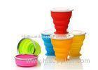 Safety silicone coffee mug 200ML Fda free silicone drinking cup With Metal Frame