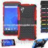 Red Shockproof Stand Hard Protective Cell Phone Cases For LG Google Nexus 5 E980