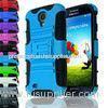 Blue Hybrid Impact Plastic Stand Case Cover For Samsung Galaxy S4 I9500