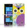 Dust proof Printed Purple Cute Owl Nokia Lumia 520 Mobile Phone Cases