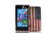 Lightweight Vintage Unite States Flag TPU Gel Mobile Phone Cases Fo Nokia Lumia 520