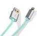 Aluminum Braid Lightning Iphone 5 / 5s USB Charging Cables 8 pin 1m