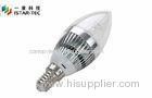 Cool White 3W Epistar E27 LED Candle Light Bulbs 170 Degree For Hotel