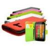 Durable Synthetic Premium PU Leather Wallet Flip Moto G Cell Phone Case / Cover