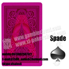 XF Red Kem marked cards for UV contact lenses and poker cheating