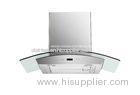 6" etl 900cfm glass commercial powerful gas stove american stainless steel baffle filter range hood