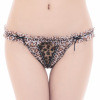 Promotion sexy Leopard mesh thong sexy Underpants lace g-string sexy lady panties women underwear t-back hot lingerie in