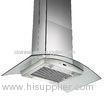 Aluminum filter Island Mount Range Hood stainless steel ETL