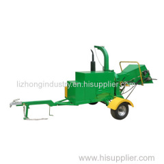 8inch Max chipping capacity 22hp diesel wood chipper