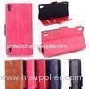 Luxury Pink PU Leather Huawei Mobile Phone Case with Custom Logo OEM