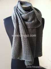 Women's Pick Holes Jacquard Scarves