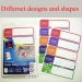 Factory Price Red Printed Hello My Name Is Name Tags Labels Badges Stickers Destructible eggshell stickers