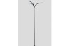 Three arm street light pole lamp pole