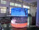 Wall mounted curved LED screen P4 seamless connection for outdoor electronic advertising