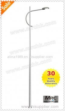 Aluminum single arm light pole lamp pole