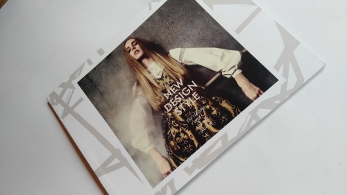 FSC glossy paper softcover clothes magazine