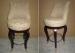 Brown Cherry Finish Modern Kitchen Bar Stools / Counter Height Swivel Bar Stools