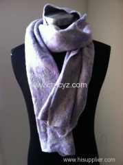 Women's Winter Warp Knitting Scarves