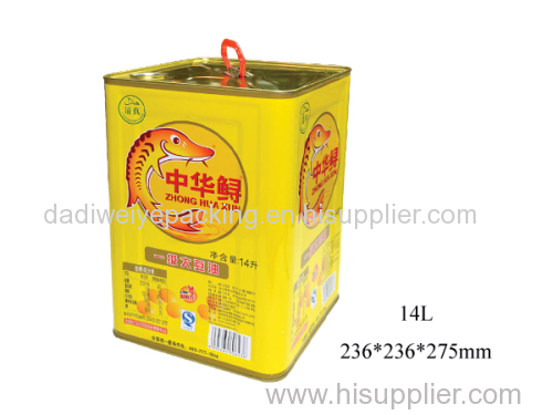 14L Soybean Oil Metal Oil Tin Can