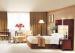 Hotel Style Bedroom Furniture Beige Leather Chair With Ottoman Sets
