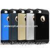 Logo Printed Blue Bumper Protective iPhone 5S 5 Cases with Screen Protector