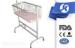 Powder Coated Steel Hospital Baby Bassinet With Silent Transportation