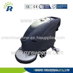 Industrial and commercial hand push floor scrubber