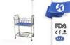 Hospital Room Equipment Stainless Steel Hospital Baby Crib With Mattress