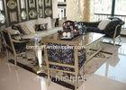 Luxurious Modern Contemporary Living Room Furniture Fabric Upholstered Sofa