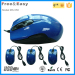 USB wired mouse computer blue optical mouse