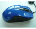 USB wired mouse computer blue optical mouse