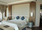 Natural Island Resort Luxury Hotel Bedroom Furniture With Tan Ash Colour