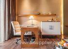 Luxury Hotel Yellow Poplar King Size Bedroom Furniture Sets Urban Style