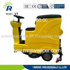 Industrial electric driving floor scrubber with CE