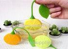 Heat Insulation Silicone Kitchen Tools Food Grade Silicone Tea Bag Of Lemon Shaped