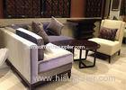OEM Comfortable Hotel Lobby 2 Seater Sofas Fabric Set For Public Area