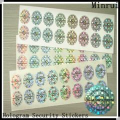 Bling Bling Round Hologram Security Sticker Tamper Evident Hologram Label