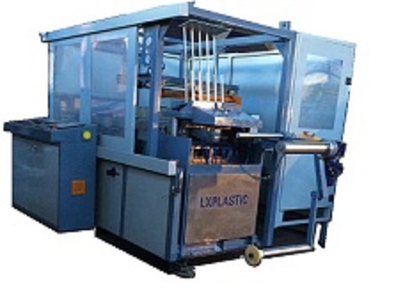 LX360 PP lid and tray thermformer