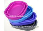 Protable Soft Foldable Food Grade Silicone Garbage Bucket For Car