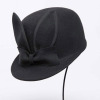 High Quality Wool Felt Women Hat Wool Felt Hat Cute Black Eares Wool Hat
