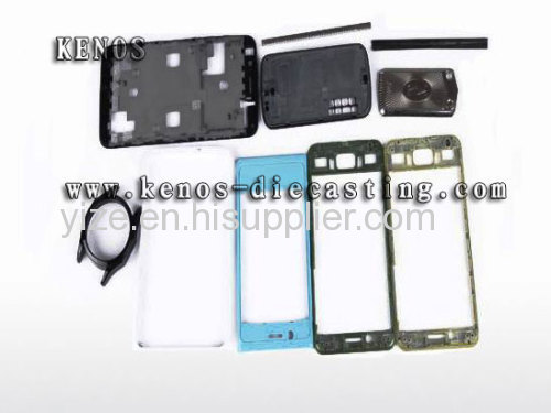 Zinc die casting parts for mobile phone