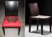 Contemporary Dark Oak Hardwood Modern Dining Room Chairs For Hotel