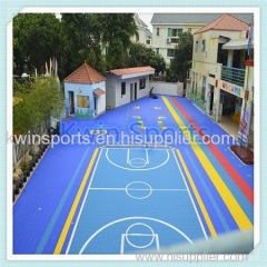 PP Interlocking Mats/Outdoor Basketball Sports Flooring