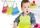 Durable Silicone Kitchen Tools Waterproof Food Catcher Pocket Baby Bibs Silicon