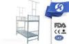 Professional Powder Coated Steel Hospital Baby Bunk Bed Approved ISO9001